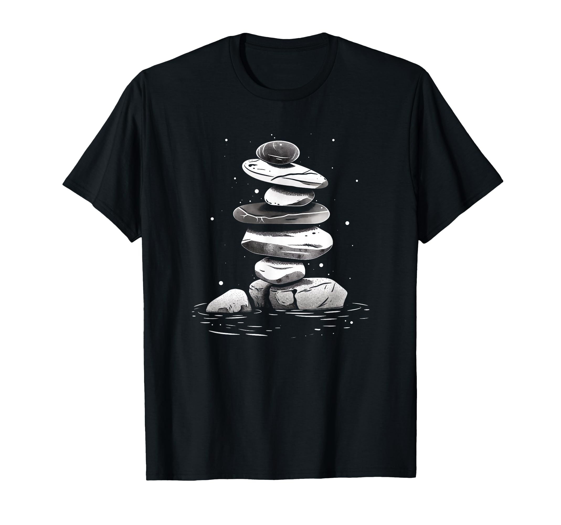 Zen Balancing Stones Art Mindfulness And T-Shirt - Graphic Print Men Women - T-Shirt, Sweatshirt, Hoodie