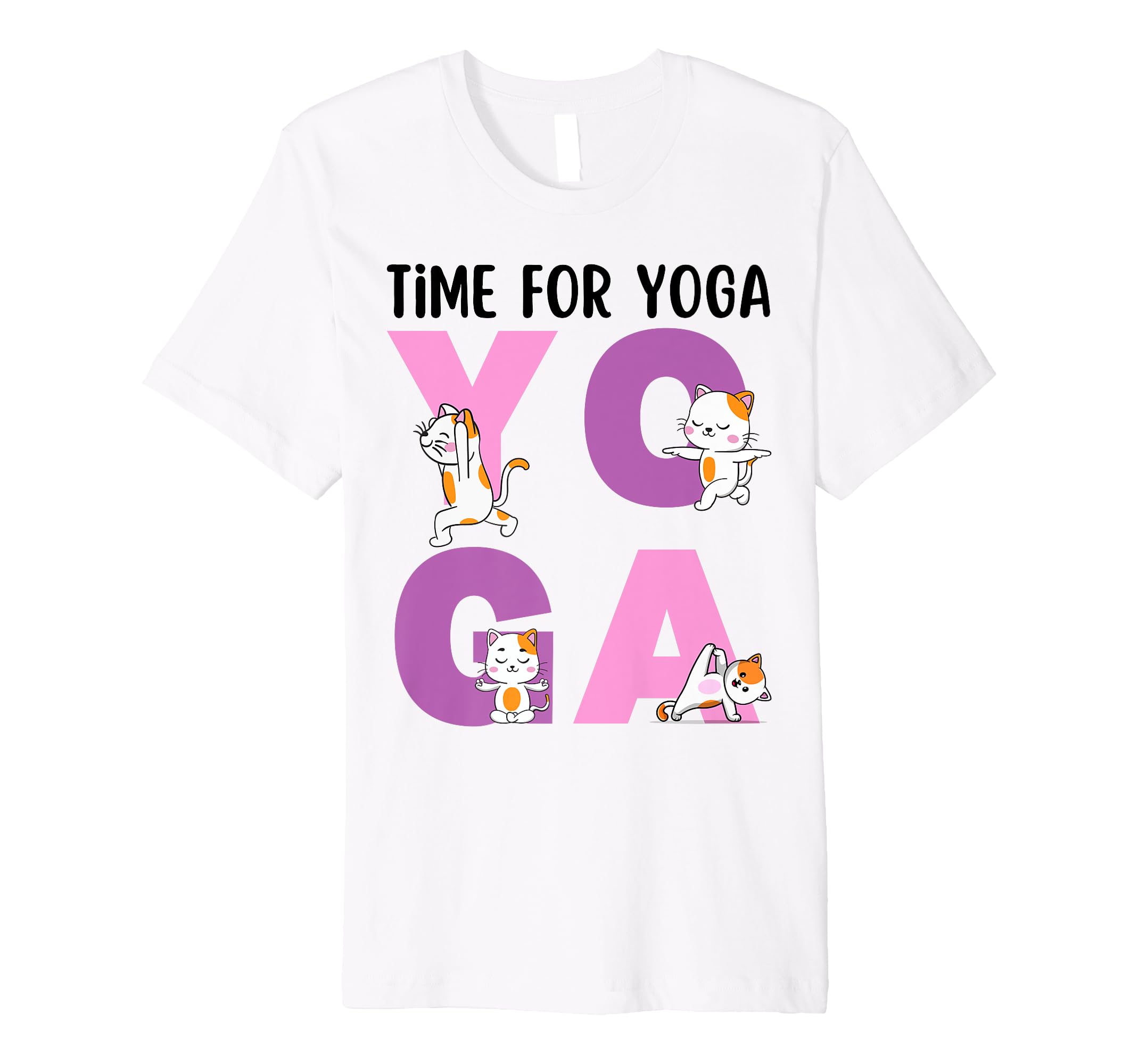 Cat Yoga Poses Practicing Mindfulness T-Shirt - Unique Graphic Men Women - T-Shirt, Sweatshirt, Hoodie