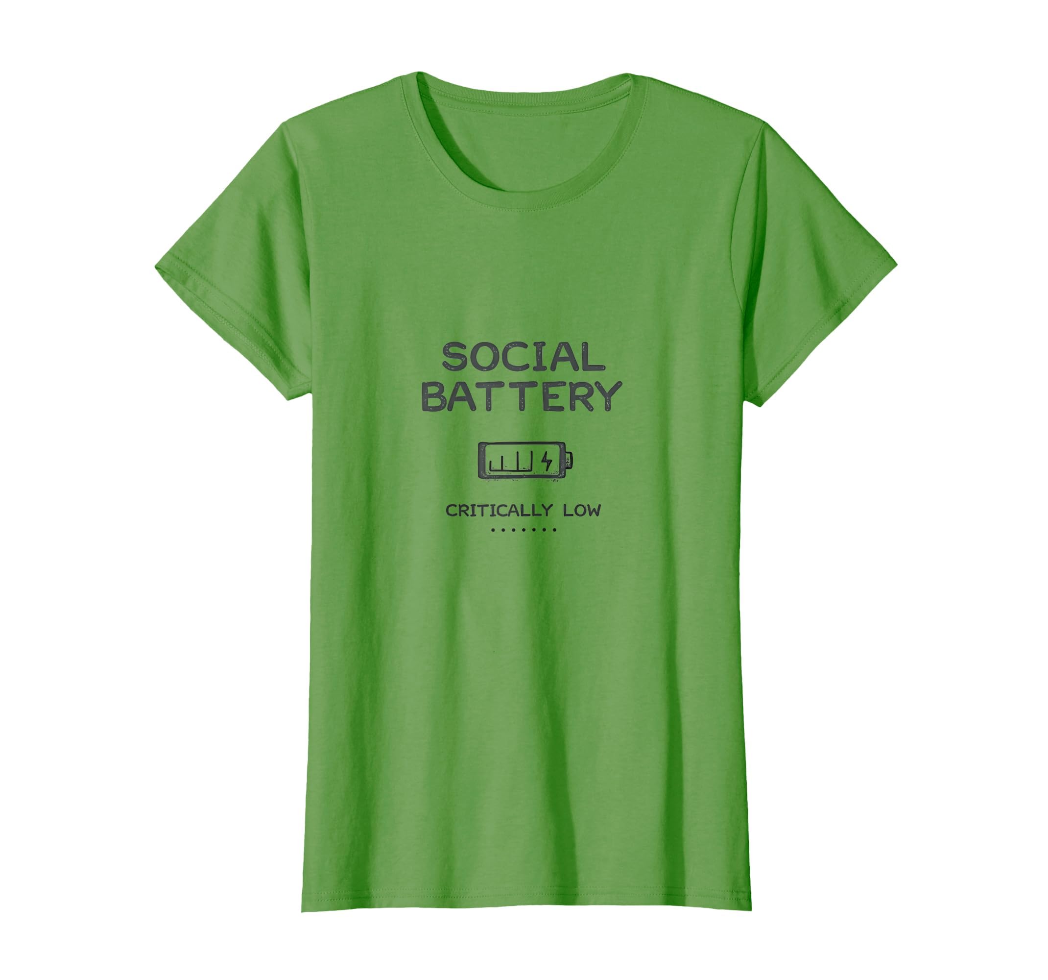 Social Battery Critically Low T-Shirt - Casual Everyday Wear for Adults - T-Shirt, Sweatshirt, Hoodie