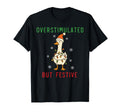 Funny Goose Overstimulated But Festive T-Shirt - Novelty Apparel Unisex - T-Shirt, Sweatshirt, Hoodie