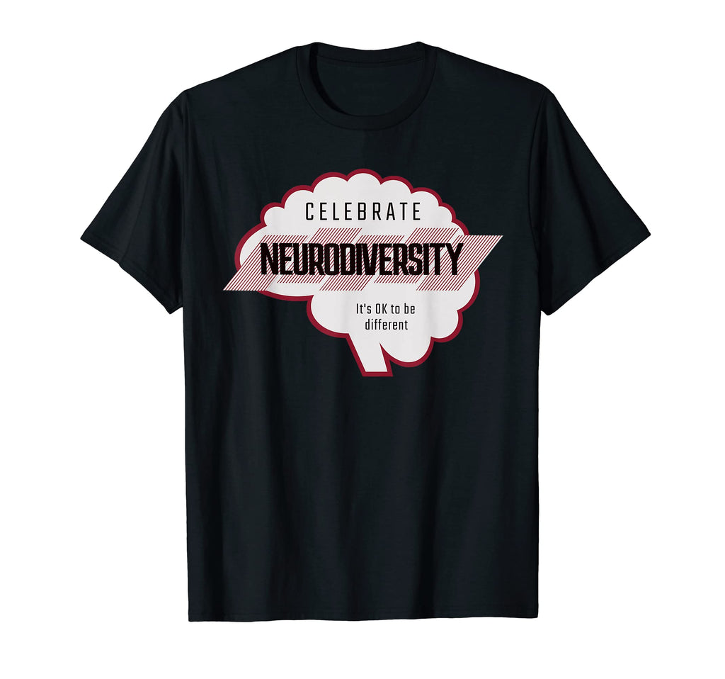 Celebrate Neurodiversity Autism Adhd T-Shirt - Minimalist Print Men Women - T-Shirt, Sweatshirt, Hoodie