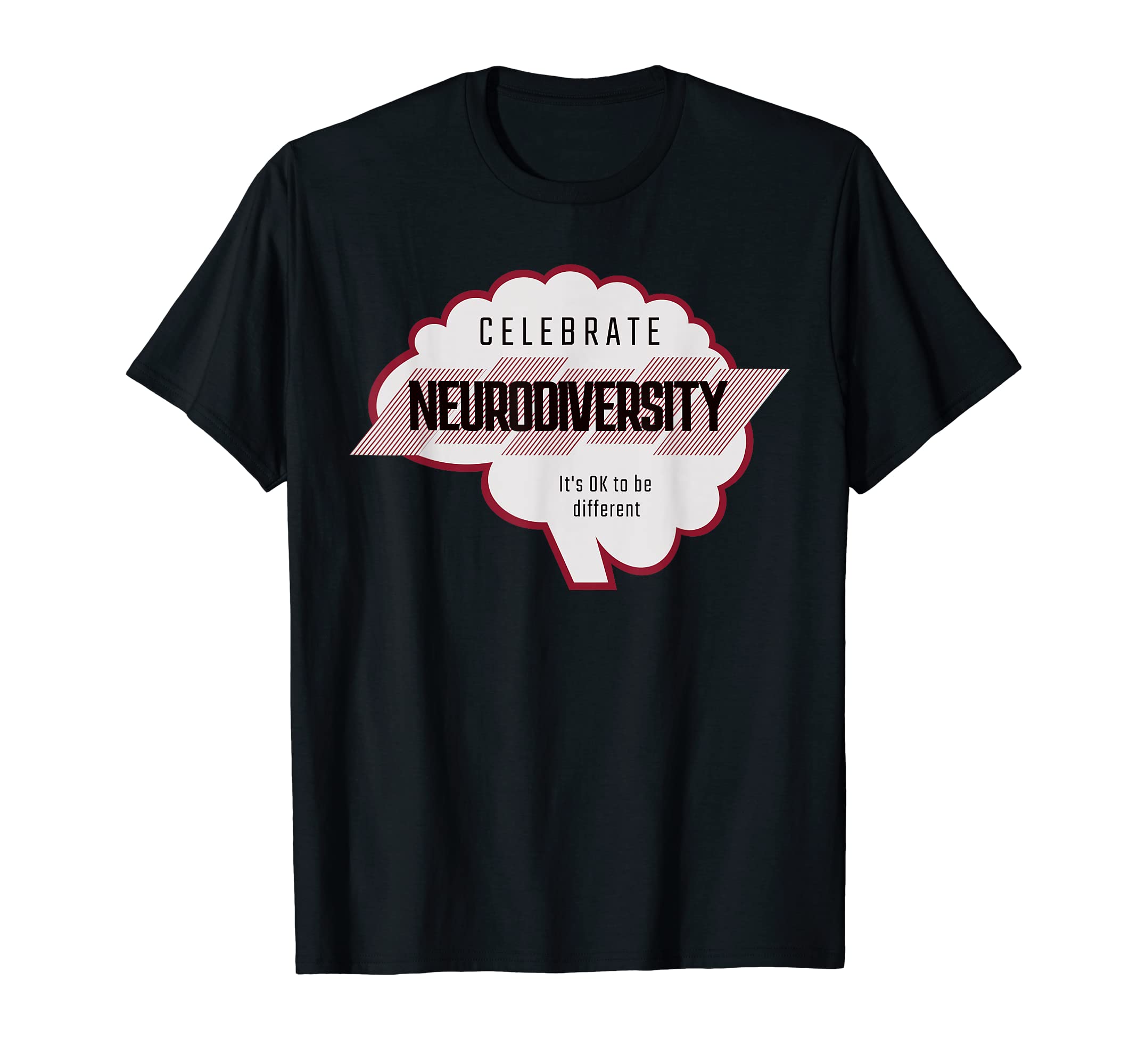 Celebrate Neurodiversity Autism Adhd T-Shirt - Minimalist Print Men Women - T-Shirt, Sweatshirt, Hoodie