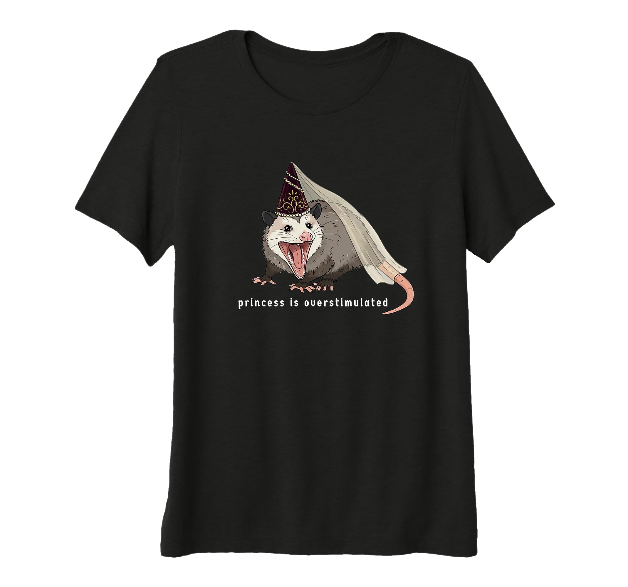 Womens Funny Medieval Opossum Meme T-Shirt - Aesthetic Graphic for Adults - T-Shirt, Sweatshirt, Hoodie