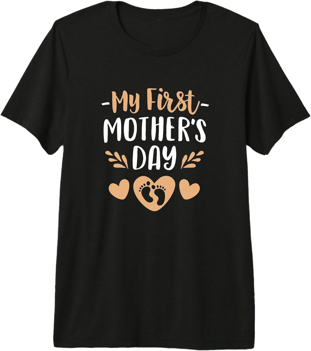 Cute Matching Our First Mother's Day Shirt Outfits Unisex T-shirt, Sweatshirt, Hoodie, Long Sleeve Tee - T-Shirt, Sweatshirt, Hoodie