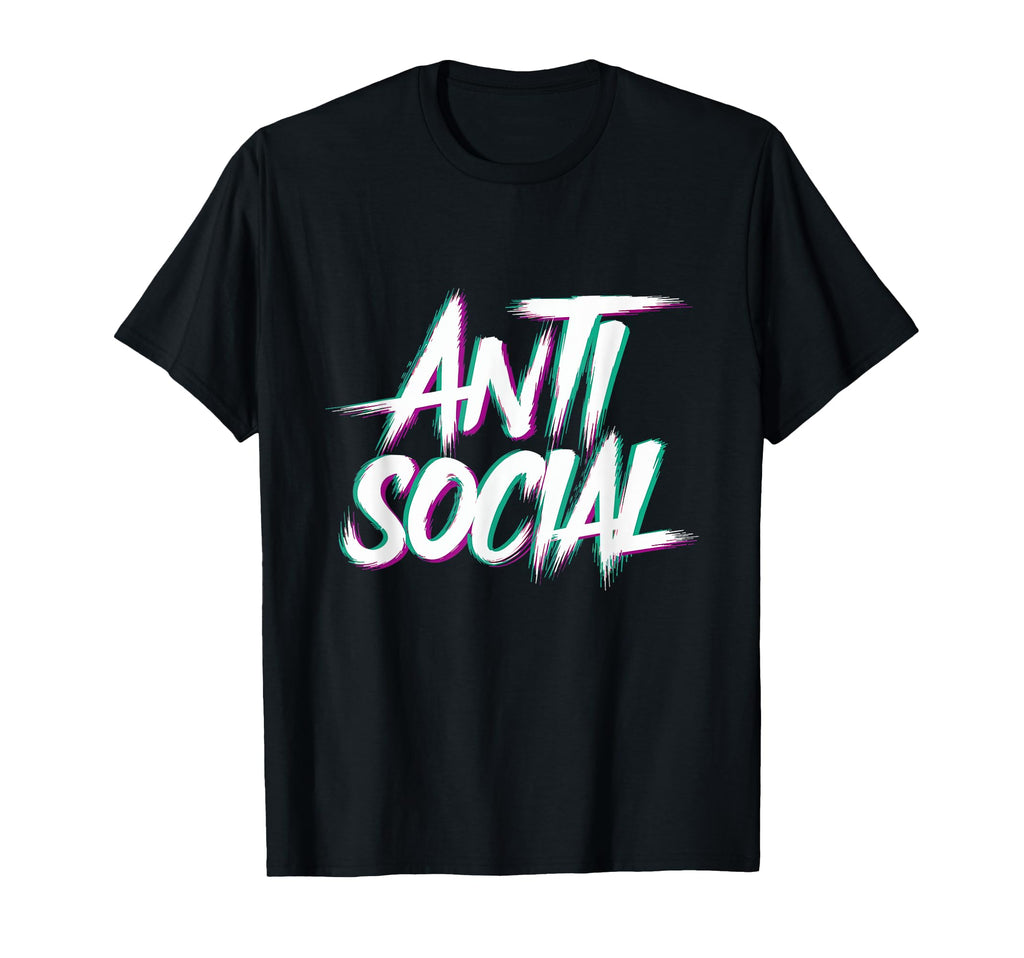 Anti Social Introvert I Hate People T-Shirt - Minimalist Print for Adults - T-Shirt, Sweatshirt, Hoodie