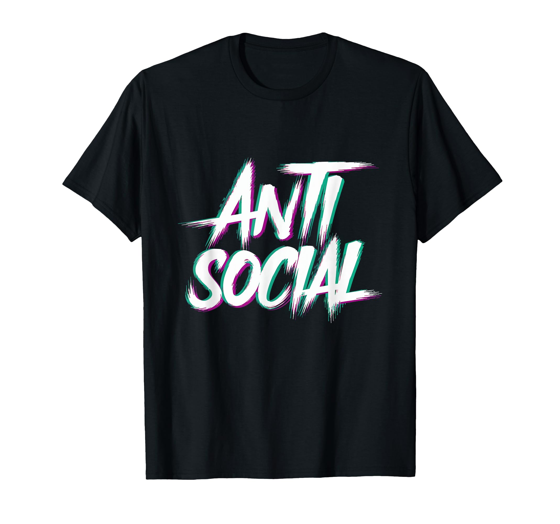 Anti Social Introvert I Hate People T-Shirt - Minimalist Print for Adults - T-Shirt, Sweatshirt, Hoodie