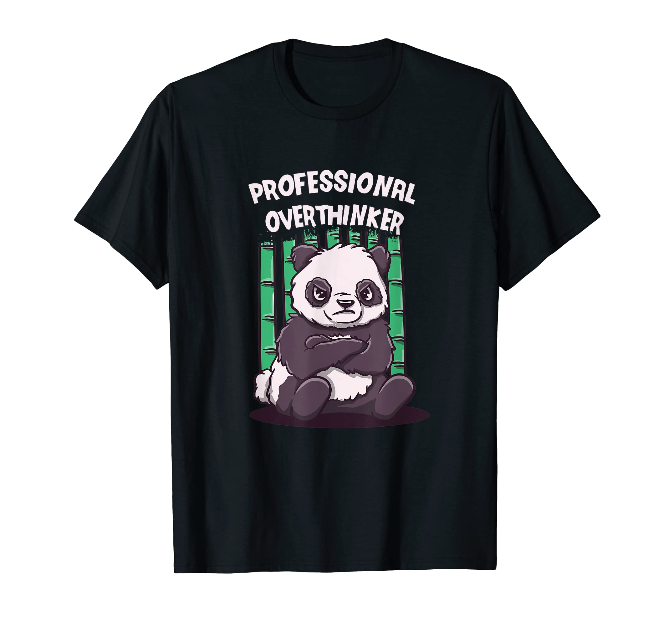 Professional Overthinker Funny Sarcastic T-Shirt - Minimalist Print Unisex - T-Shirt, Sweatshirt, Hoodie
