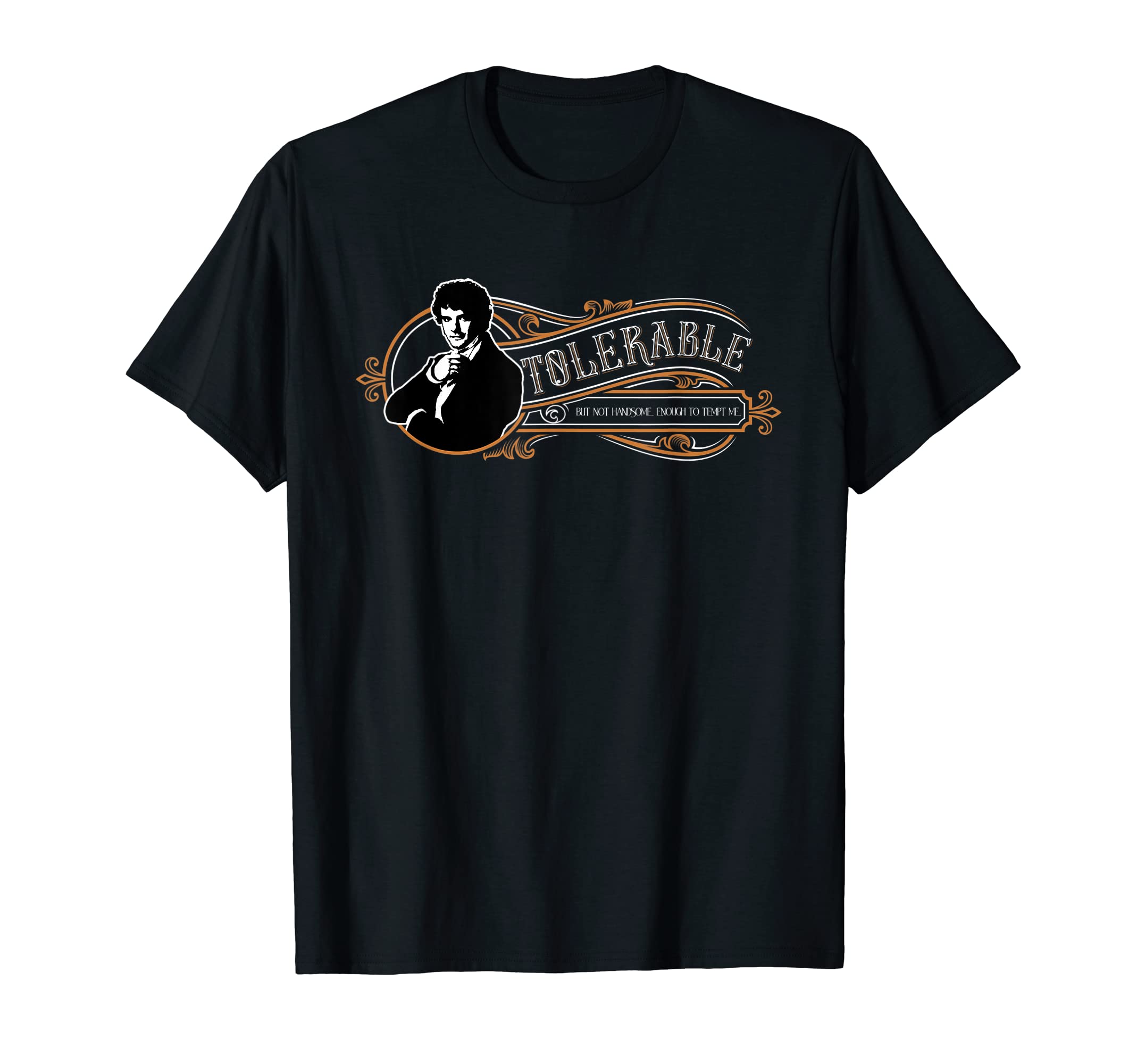 Mr Darcy Tolerable Books Reading T-Shirt - Casual Everyday Wear for Adults - T-Shirt, Sweatshirt, Hoodie