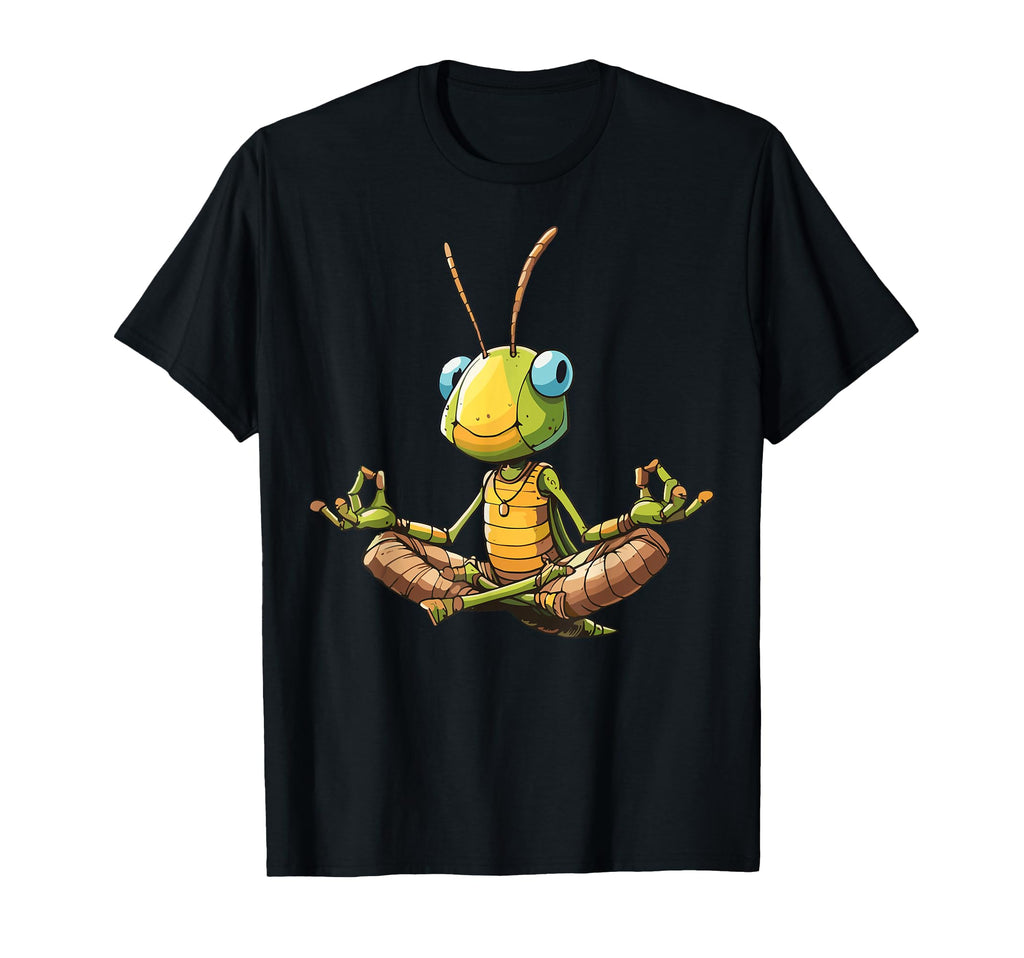Meditation Grasshopper Yoga Pose T-Shirt - Fun Novelty Design Unisex - T-Shirt, Sweatshirt, Hoodie