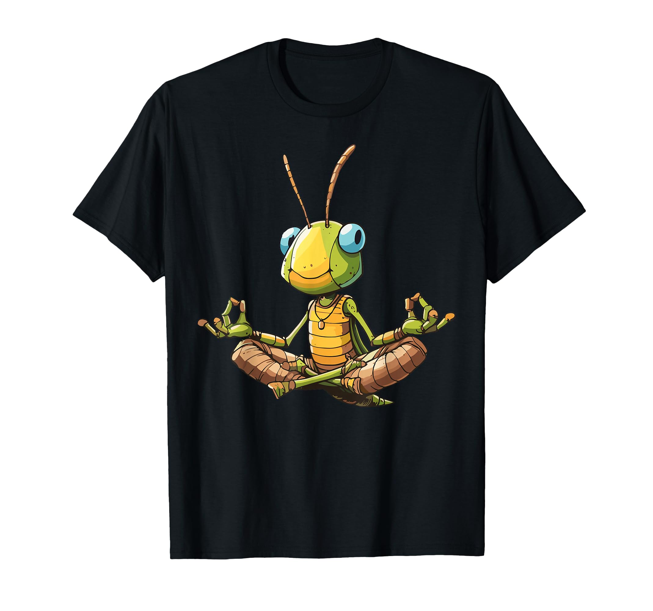 Meditation Grasshopper Yoga Pose T-Shirt - Fun Novelty Design Unisex - T-Shirt, Sweatshirt, Hoodie