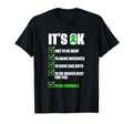 Ok Mental Illness Support Mental Health T-Shirt - Custom Art Print Unisex - T-Shirt, Sweatshirt, Hoodie