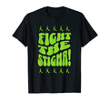Fight Stigma Mental Health Awareness T-Shirt - Aesthetic Graphic Men Women - T-Shirt, Sweatshirt, Hoodie