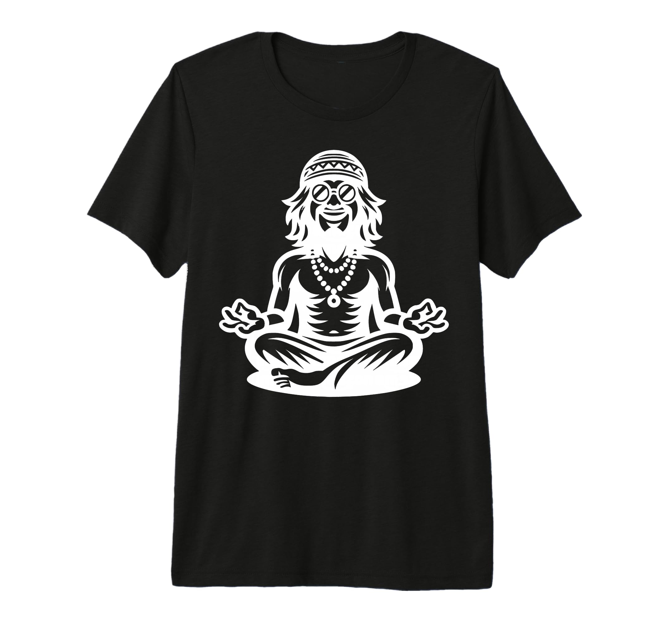 Meditating Figure Artistic Meditation T-Shirt - Graphic Print Men Women - T-Shirt, Sweatshirt, Hoodie