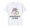 Neurodivergent Cat Mom Autism Adhd T-Shirt - Fun Novelty Design for Adults - T-Shirt, Sweatshirt, Hoodie