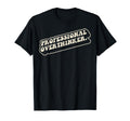 Professional Overthinker 70S Funny T-Shirt - Minimalist Print for Adults - T-Shirt, Sweatshirt, Hoodie