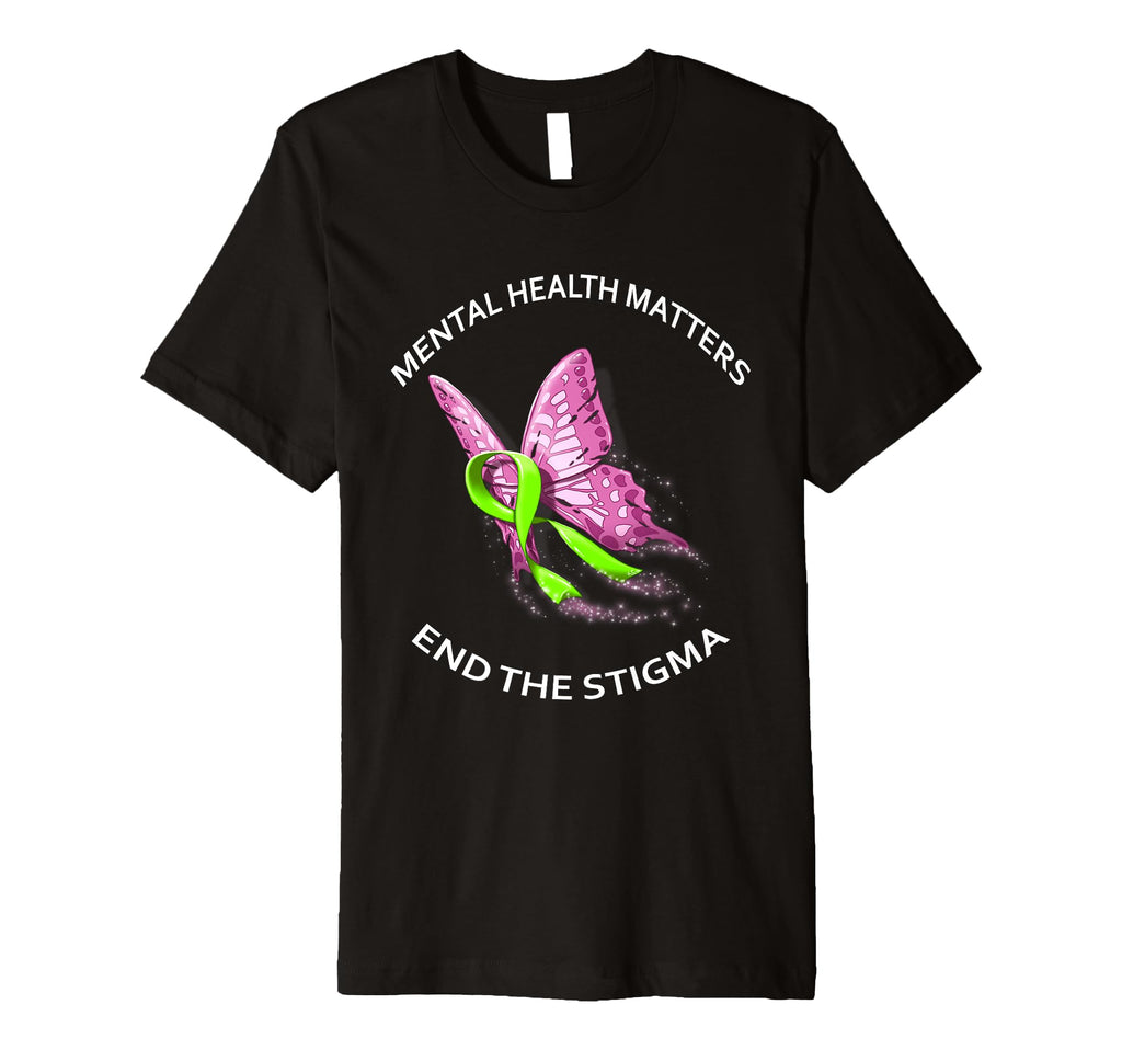 Mental Health Matters End Stigma 2 T-Shirt - Streetwear Style for Adults - T-Shirt, Sweatshirt, Hoodie