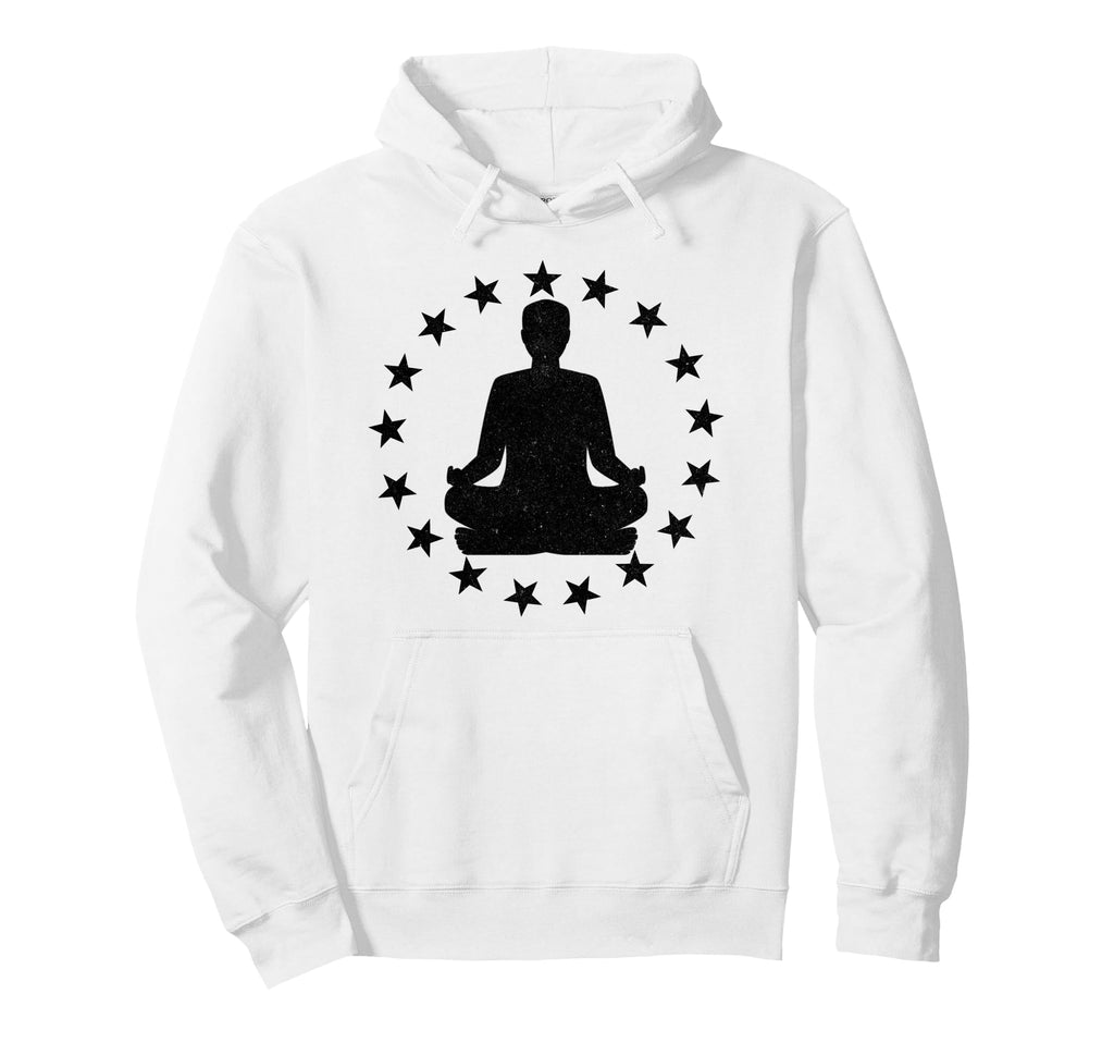 Yoga Pose Stars Yogi Spiritual Meditation Hoodie - Streetwear Style Unisex - T-Shirt, Sweatshirt, Hoodie