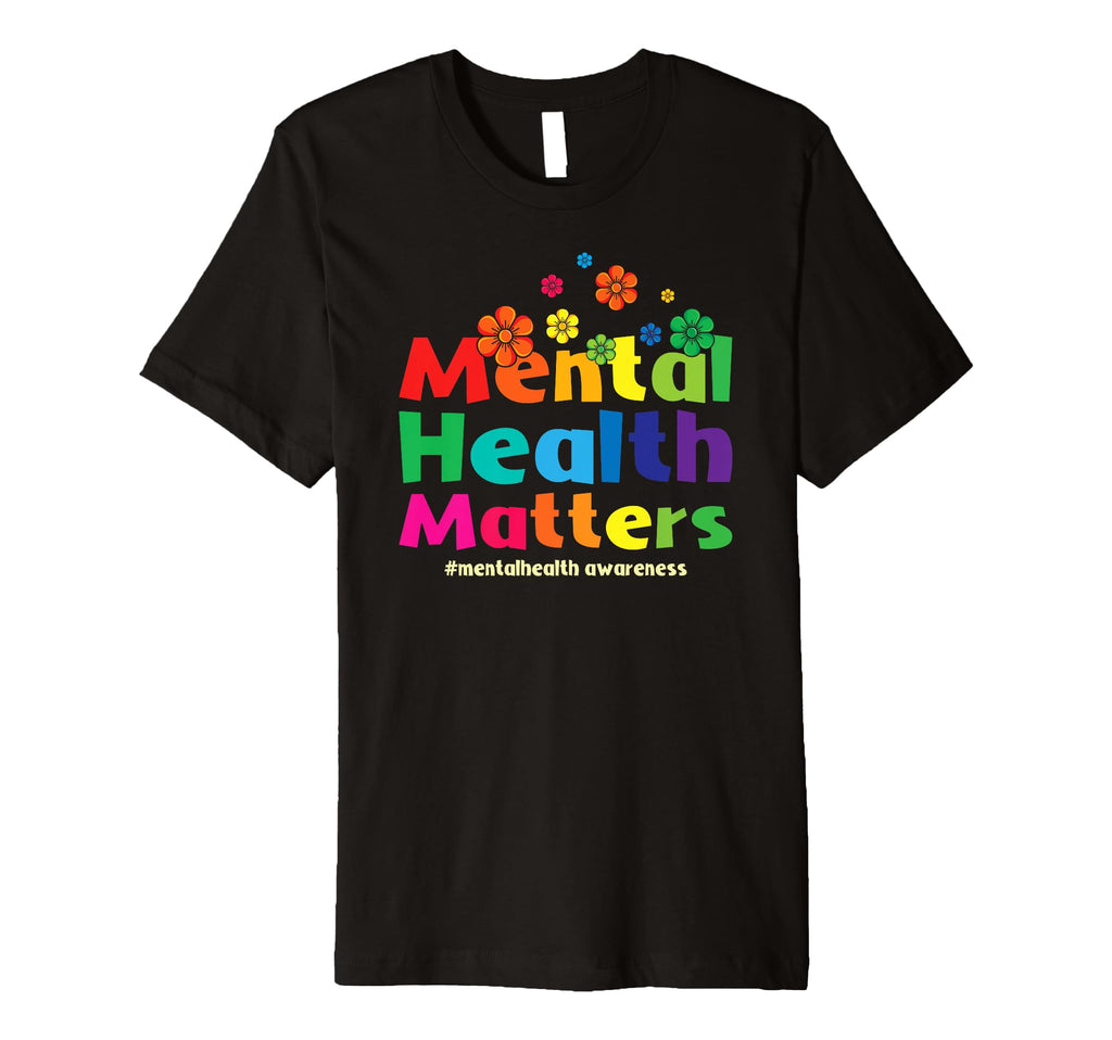 Mental Health Matters End Stigma T-Shirt - Custom Art Print for Adults - T-Shirt, Sweatshirt, Hoodie