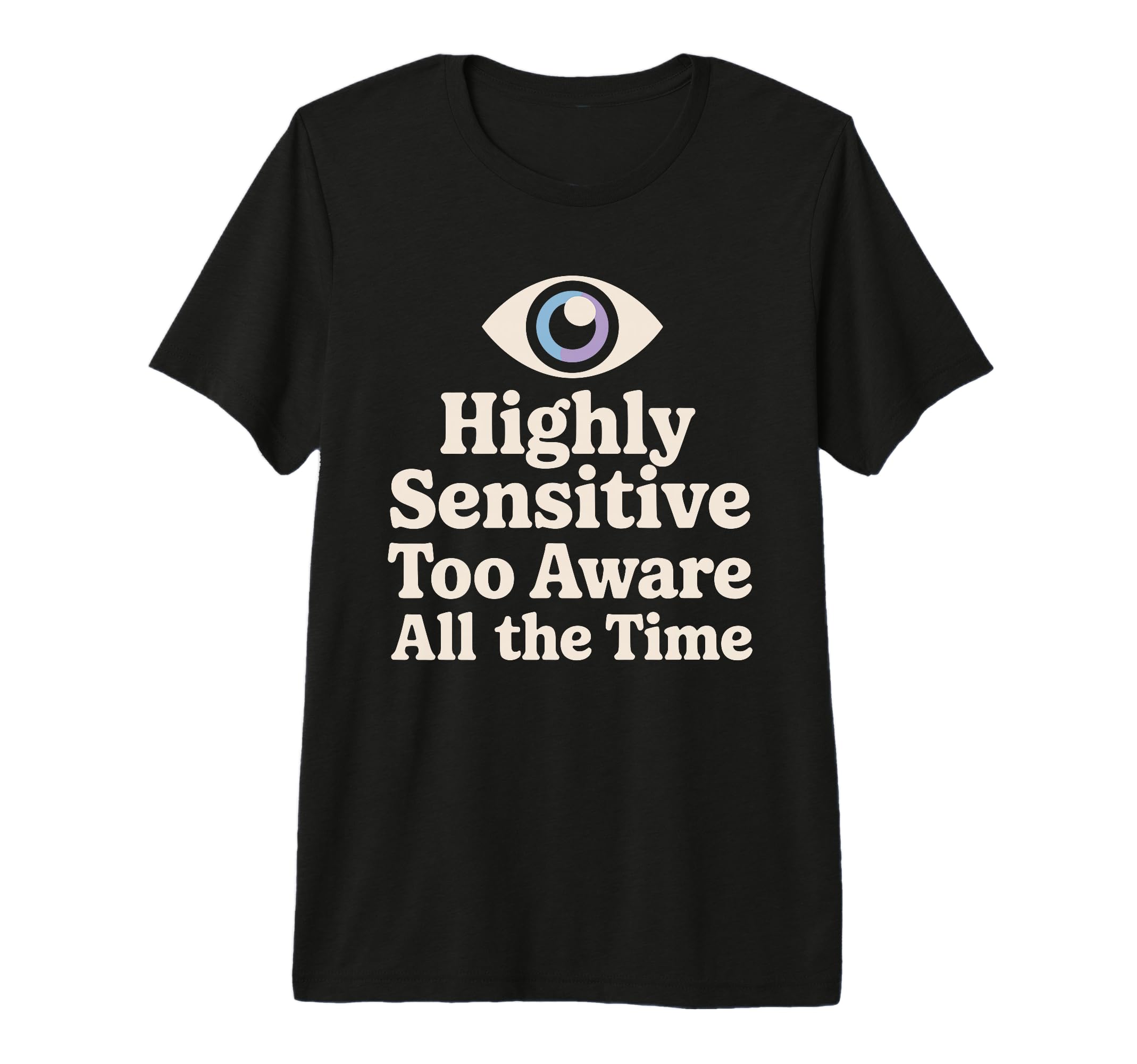 Highly Sensitive Person Hsp Introvert T-Shirt - Custom Art Print Unisex - T-Shirt, Sweatshirt, Hoodie