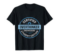 Certified Overthinker Engineering T-Shirt - Minimalist Print for Adults - T-Shirt, Sweatshirt, Hoodie