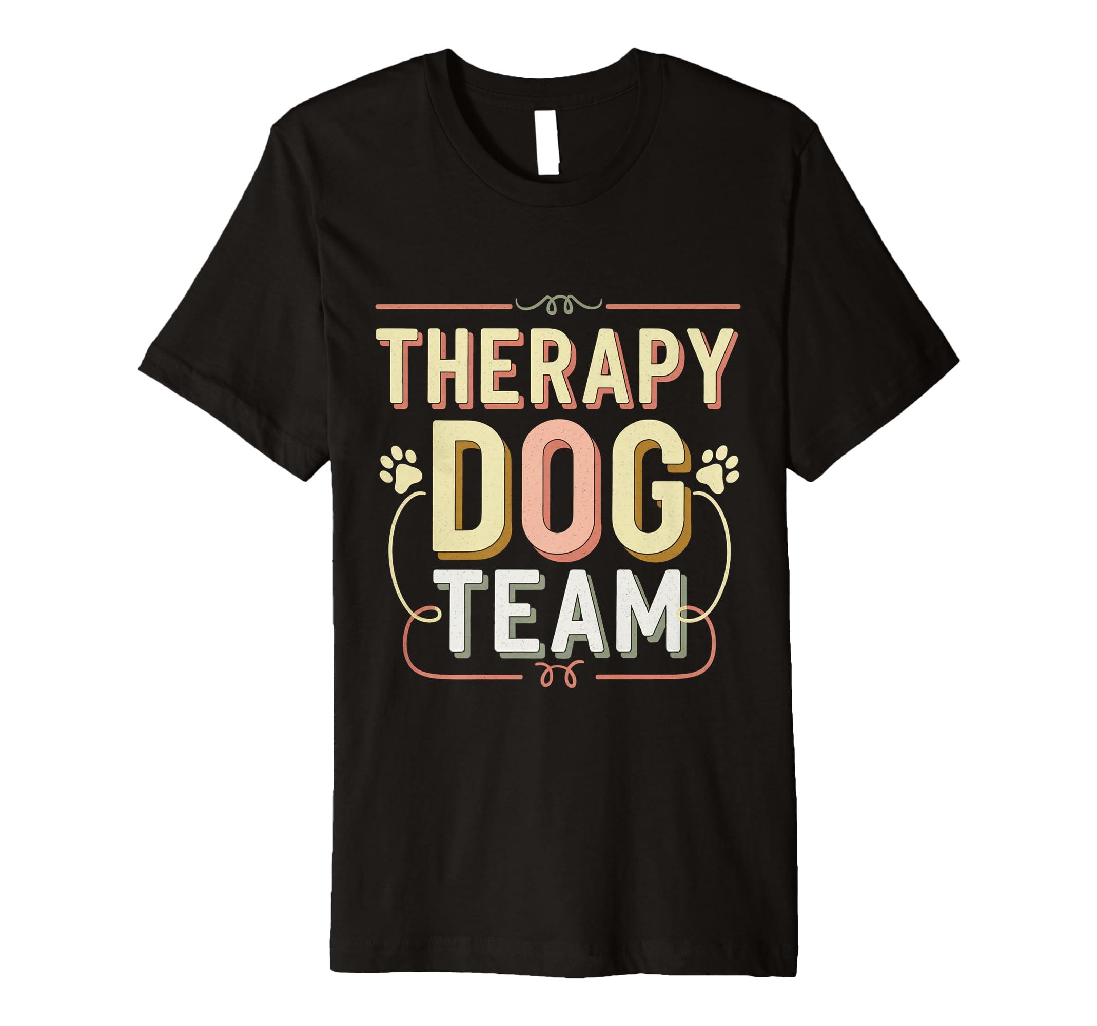 Therapy Dog Team Animal Support T-Shirt - Streetwear Style for Adults - T-Shirt, Sweatshirt, Hoodie