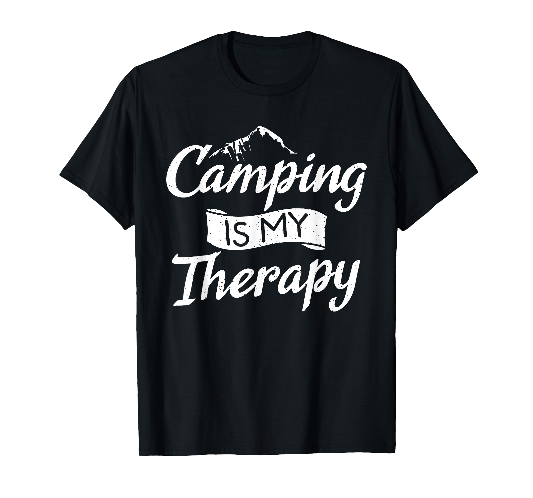 Camping Is My Therapy Travel Nature T-Shirt - Custom Art Print Men Women - T-Shirt, Sweatshirt, Hoodie