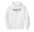 Funny Introvert Low Social Battery Hoodie - Streetwear Style Men Women - T-Shirt, Sweatshirt, Hoodie
