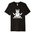 Meditation Cat Yoga Pose Relaxing Animal T-Shirt - Graphic Print Men Women - T-Shirt, Sweatshirt, Hoodie