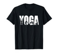 Yoga Pose Silhouettes Wellness T-Shirt - Fun Novelty Design Unisex - T-Shirt, Sweatshirt, Hoodie