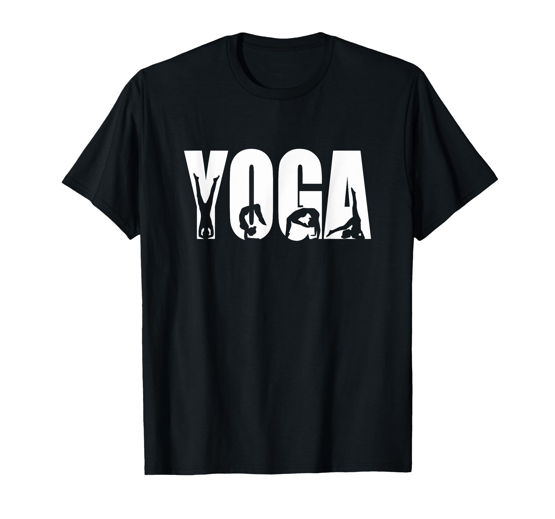 Yoga Pose Silhouettes Wellness T-Shirt - Fun Novelty Design Unisex - T-Shirt, Sweatshirt, Hoodie