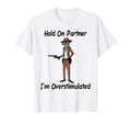 Hold Partner Im Overstimulated Frog T-Shirt - Trendy Graphic Men Women - T-Shirt, Sweatshirt, Hoodie