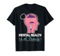 Mental Health Is Priority Suicide T-Shirt - Minimalist Print for Adults - T-Shirt, Sweatshirt, Hoodie