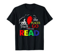 Hot Air Balloon Oh Places Youll Go T-Shirt - Fun Novelty Design for Adults - T-Shirt, Sweatshirt, Hoodie