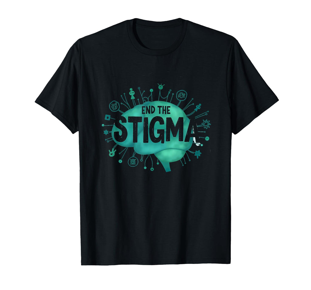 End Stigma Mental Health Awareness T-Shirt - Trendy Graphic for Adults - T-Shirt, Sweatshirt, Hoodie