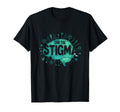 End Stigma Mental Health Awareness Brain T-Shirt - Graphic Print Men Women - T-Shirt, Sweatshirt, Hoodie