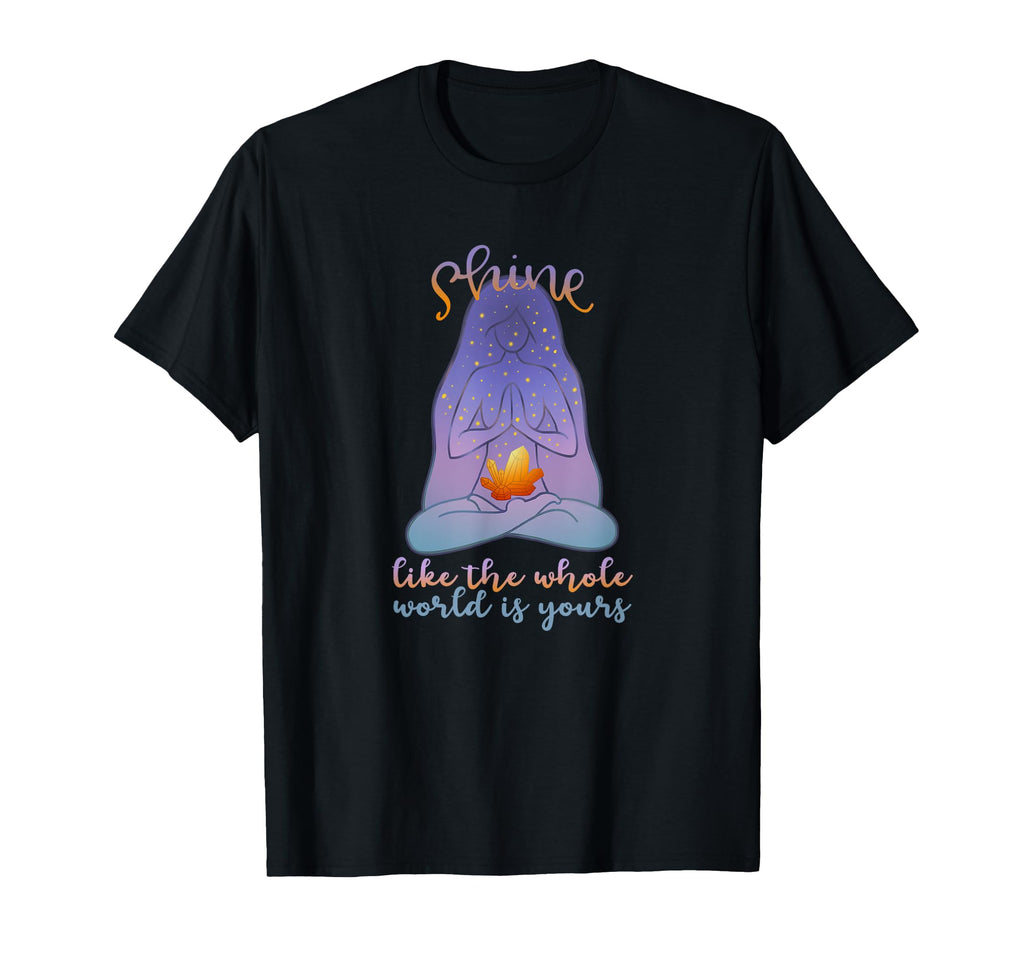 Healing Crystal Wiccan Spiritual Energy T-Shirt - Graphic Print Unisex - T-Shirt, Sweatshirt, Hoodie