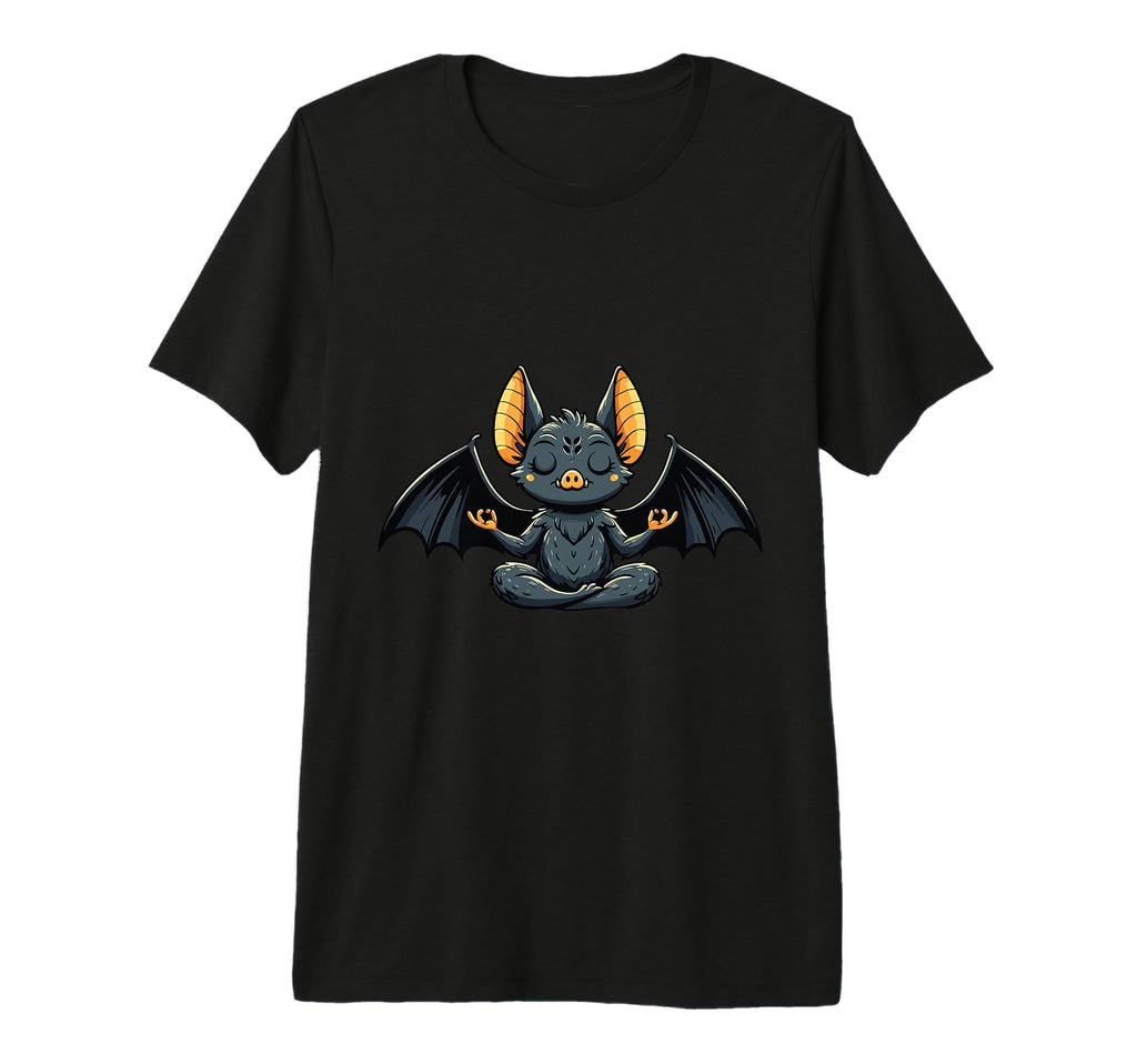 Meditation Bat Yoga Pose Relaxing Animal T-Shirt - Minimalist Print Unisex - T-Shirt, Sweatshirt, Hoodie