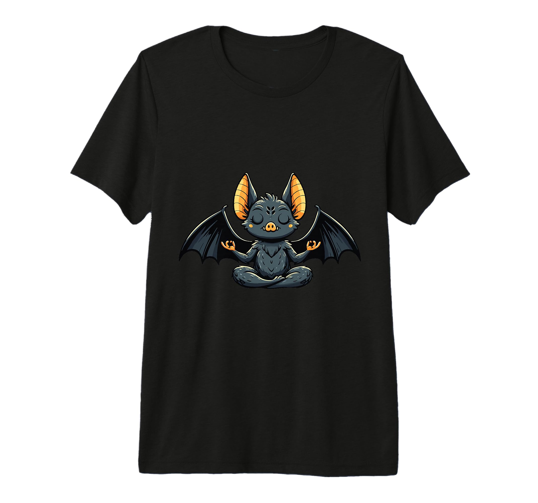 Meditation Bat Yoga Pose Relaxing Animal T-Shirt - Minimalist Print Unisex - T-Shirt, Sweatshirt, Hoodie