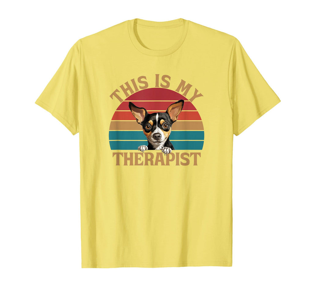 Rat Terrier Dog Lover Therapist Fur Pet T-Shirt - Trendy Graphic Unisex - T-Shirt, Sweatshirt, Hoodie
