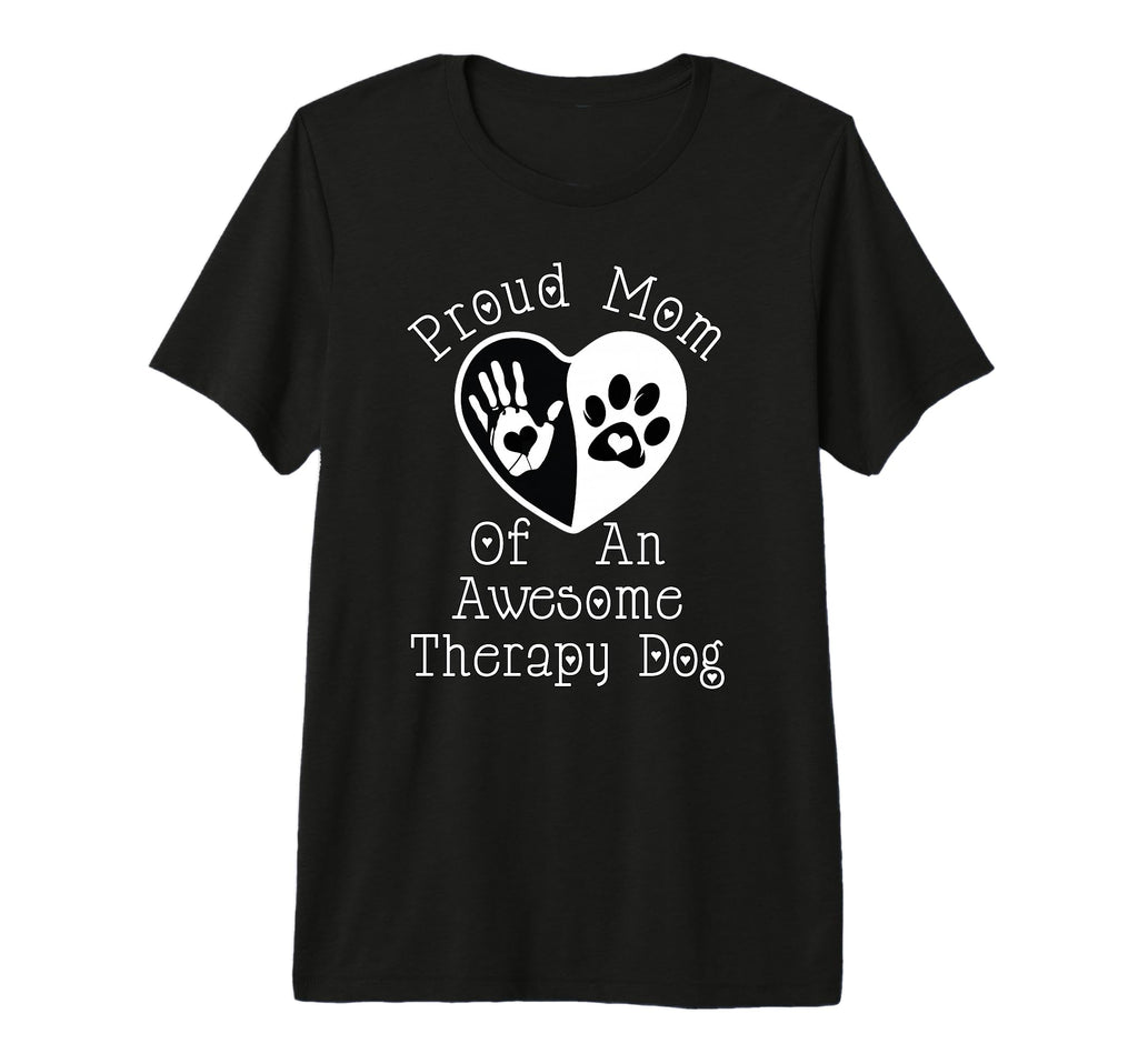 Therapy Dog Mom Therapy Dog Team Tri T-Shirt - Aesthetic Graphic Unisex - T-Shirt, Sweatshirt, Hoodie