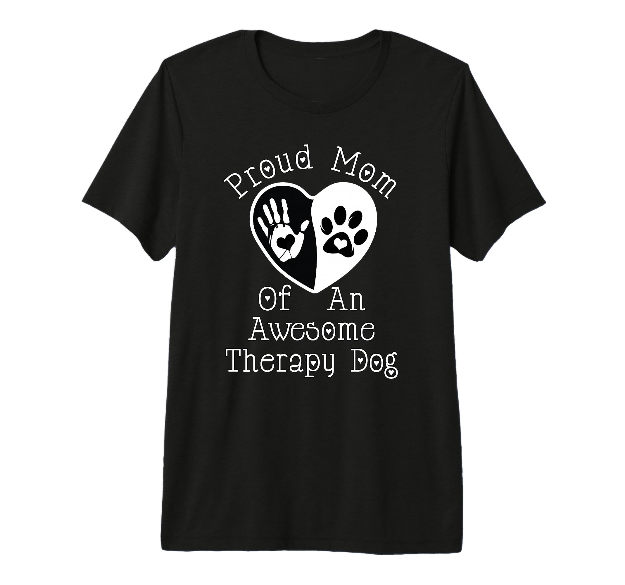 Therapy Dog Mom Therapy Dog Team Tri T-Shirt - Aesthetic Graphic Unisex - T-Shirt, Sweatshirt, Hoodie