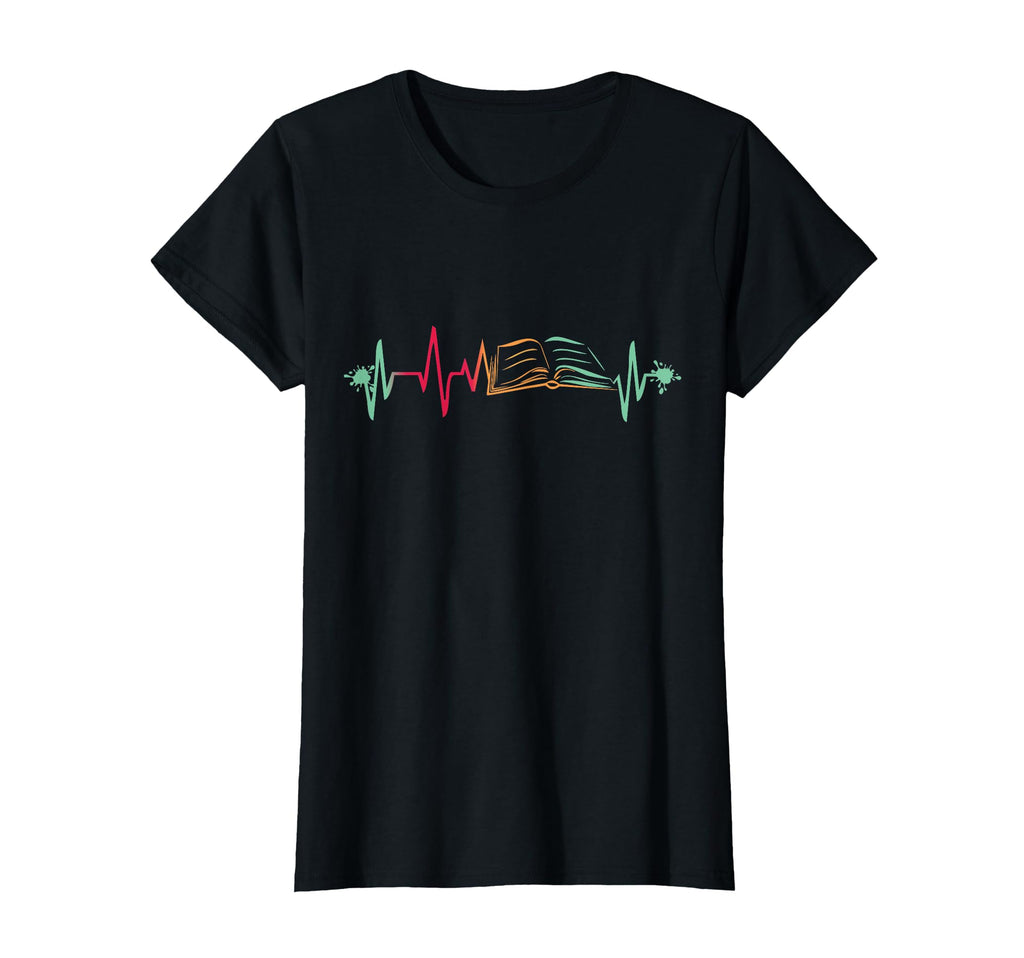 Book Heartbeat Bookworm Reading Lover T-Shirt - Trendy Graphic for Adults - T-Shirt, Sweatshirt, Hoodie