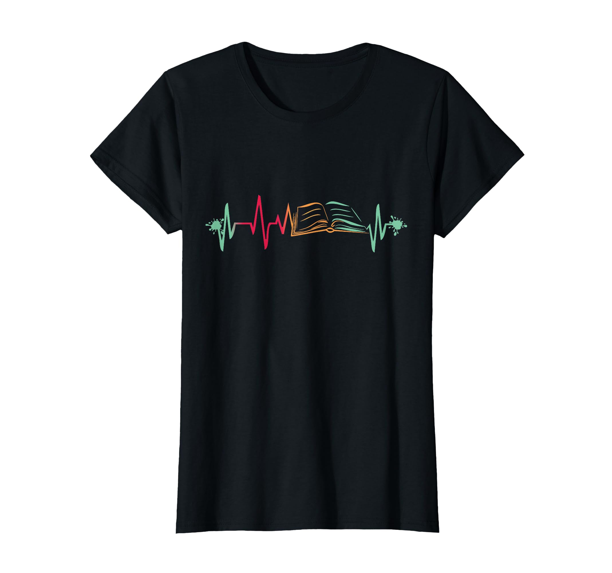 Book Heartbeat Bookworm Reading Lover T-Shirt - Trendy Graphic for Adults - T-Shirt, Sweatshirt, Hoodie