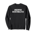 Underpaid Overstimulated Funny Sweatshirt - Fun Novelty Design Men Women - T-Shirt, Sweatshirt, Hoodie
