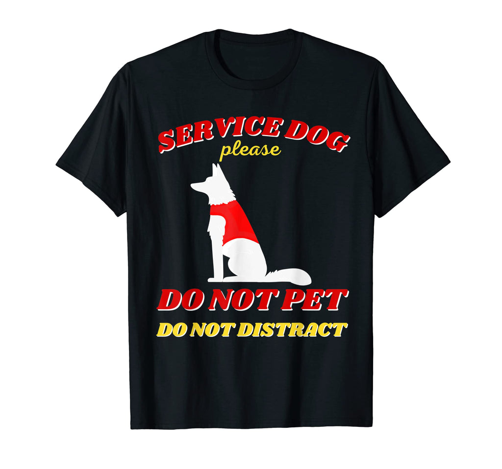 Do Not Pet Service Dog Working Dog T-Shirt - Graphic Print Unisex - T-Shirt, Sweatshirt, Hoodie