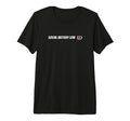 Social Battery Low Introvert Art Tri T-Shirt - Custom Art Print Unisex - T-Shirt, Sweatshirt, Hoodie