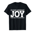 Joy Surname Funny Team Family Last T-Shirt - Casual Everyday Wear Unisex - T-Shirt, Sweatshirt, Hoodie