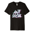 Anti Social Introvert Club I Hate T-Shirt - Custom Art Print Men Women - T-Shirt, Sweatshirt, Hoodie