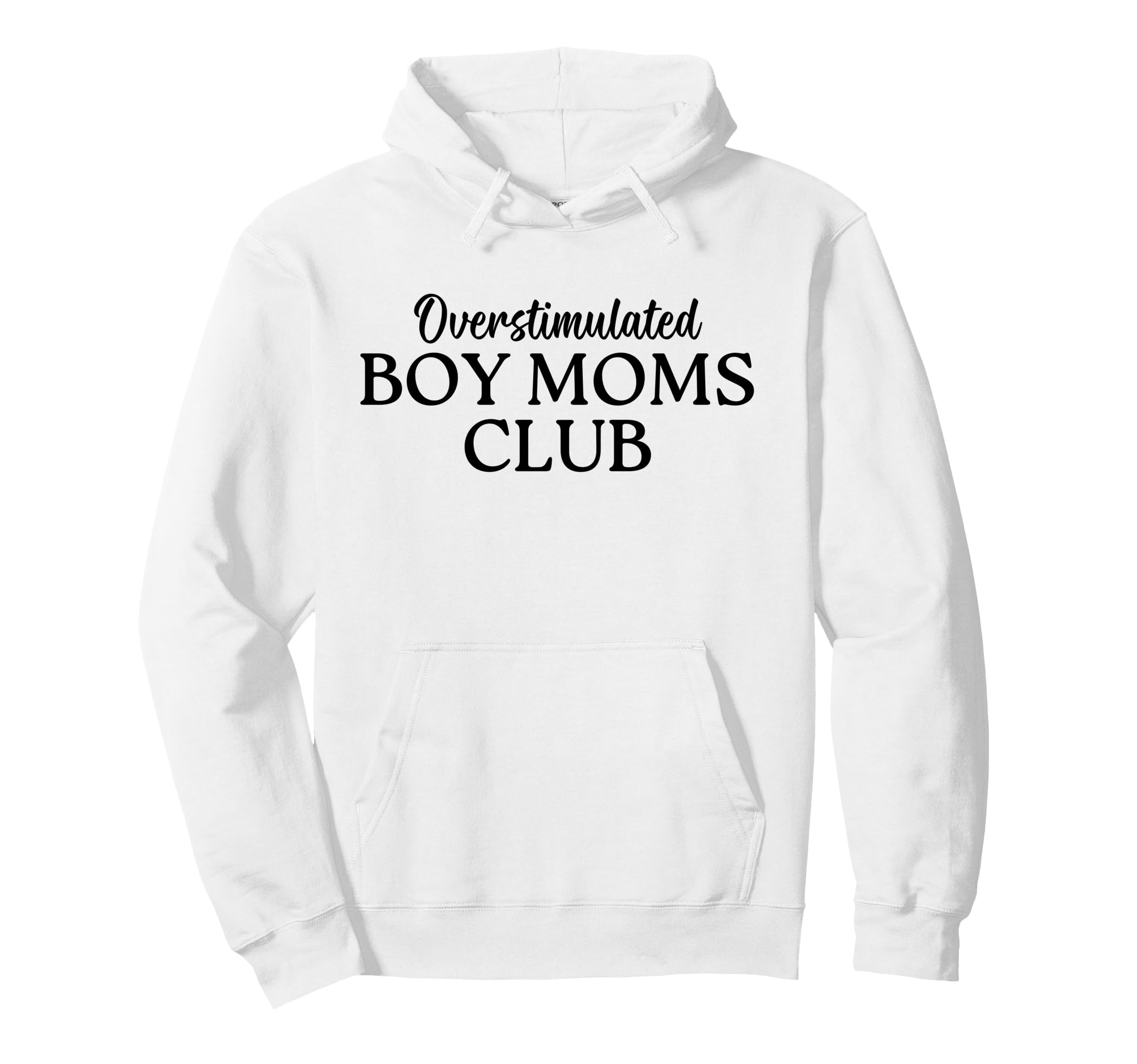 Overstimulated Moms Club Funny Moms Life Hoodie - Unique Graphic for Adults - T-Shirt, Sweatshirt, Hoodie