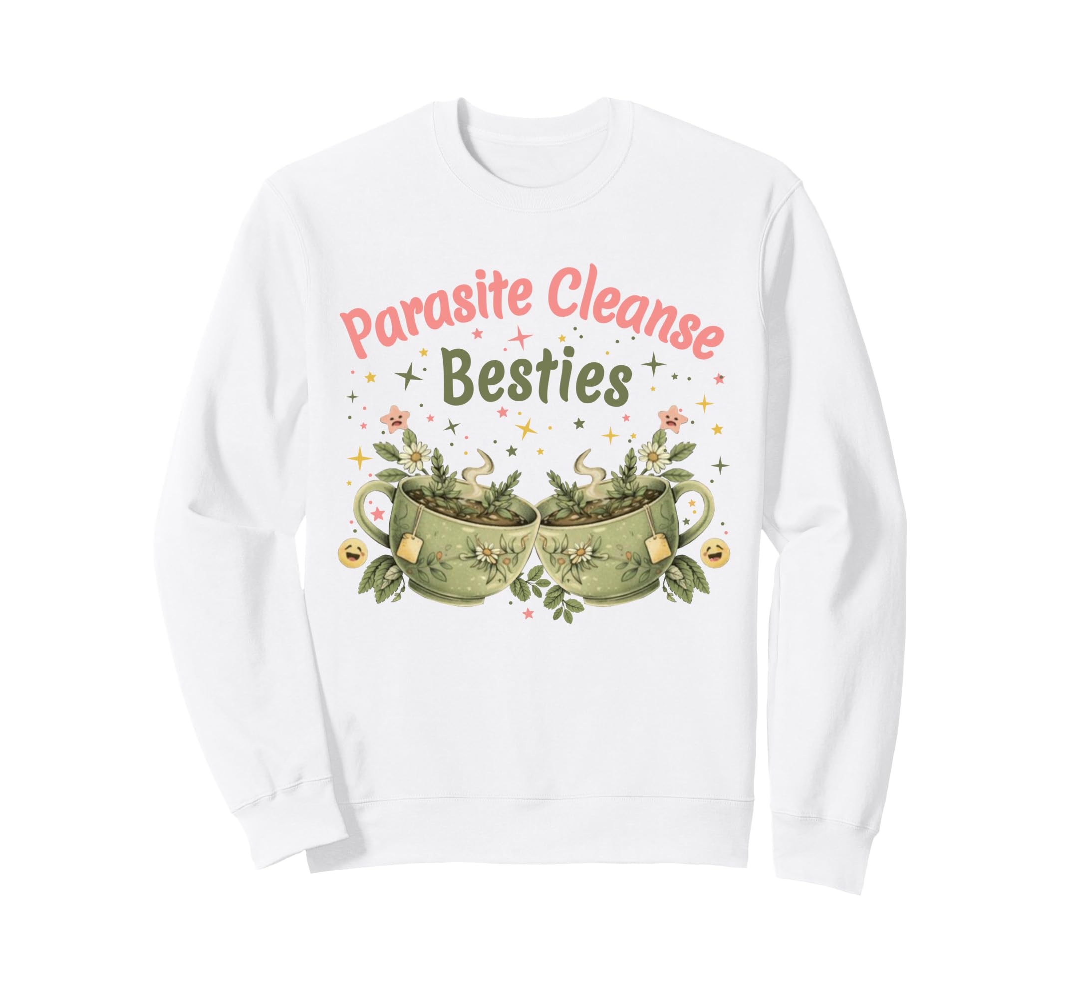 Funny Wellness Vibes Aesthetic Tea Sweatshirt - Streetwear Style Men Women - T-Shirt, Sweatshirt, Hoodie